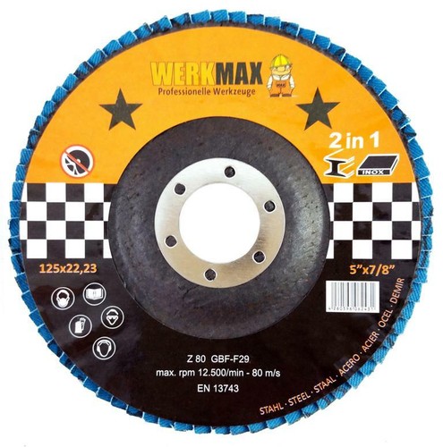 Wfs fächerscheiben 125 - 125, mm