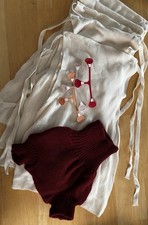 Stoffwindel Set: Disana Strickwindeln (5 Stück) Und Wollüberhose Rot 62/68