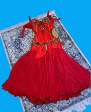 Orientalischer Bauchtanz Tanzkleid, neuw. 1x getragen. Gr. 44-48