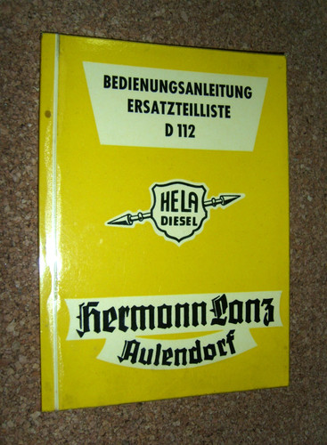 Hela 112 lanz schlepper - d,