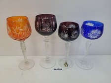 4x Überfang Weingläser