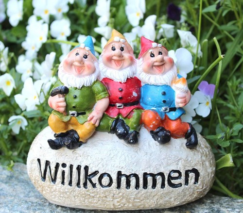 Gartenzwerg deko stein - stein, eingang