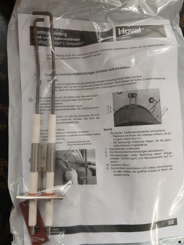 Hoval zündelektrode 6006035 - zündelektrode,