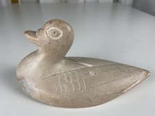 Speckstein Figur Ente 18 cm. -