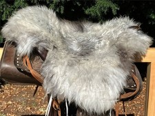 Lammfell sattelbezug - lammfell,