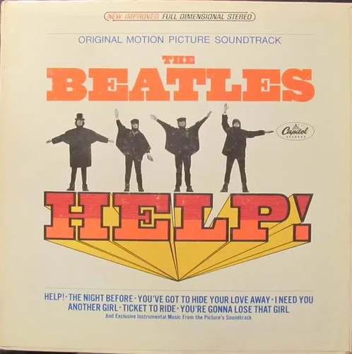The beatles help gatefold - help!,