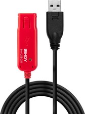 Lindy 8m USB 2.0 Aktiv Verlängerungskabel Pro, Langstreckenrepeater, verlängert USB