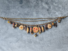 Ayala Bar Halskette , Collier, Goldfarben mit Anhängern