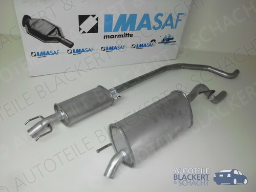Imasaf auspuffset mitteltopf - auspuffset,