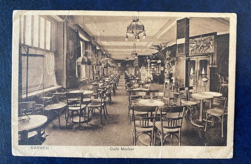 Ansichtskarte barmen café - barmen,