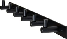 Hakenleiste schwarz Garderobenhaken Leiste Haken Wandhaken Edelstahl Wandleiste