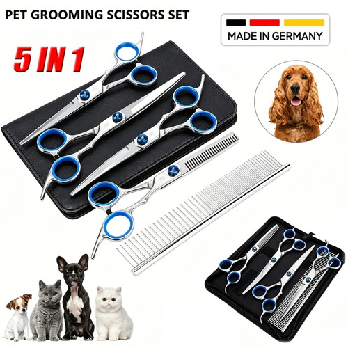 5tlg profi hunde haarschere - profi,