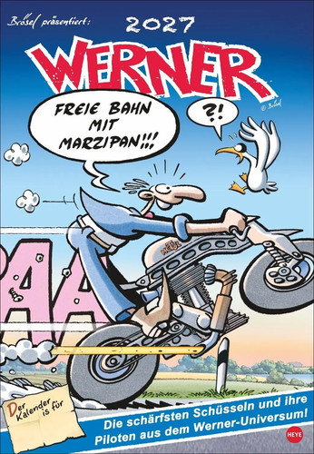 Werner kalender 2027 rötger - kalender, |