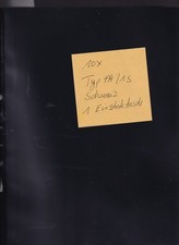 10 x Pro Collect extra-Hüllen, Typ A4-S, 1 Einstecktasche  Schwarz - 