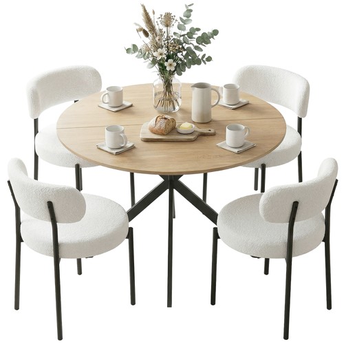 Teilig essgruppe mit rundem - mit,