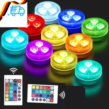 LED Lampenset 3-10tlg mit Fernbedienung Dimmbar RGB Lampe Farbig Unterbauleuchte