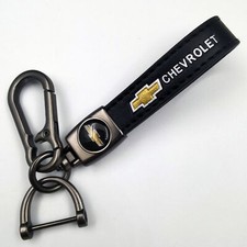 Für Chevrolet Schlüsselanhänger Auto Leder Lanyards Embleme Keyring Metall