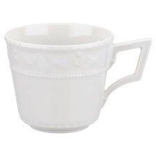 Mokkatasse  KPM Berlin Kurland I.Wahl Dekor uni weiß