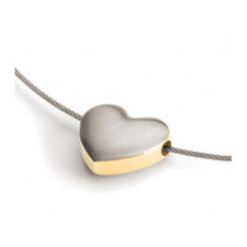 Boccia Anhänger Herz Titan