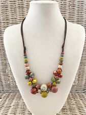 Damenkette Statement Halskette Bänderkette Extravaganter Modeschmuck Perlenkette