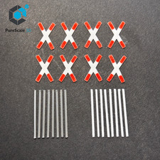 Andreaskreuz Bahnübergang H0