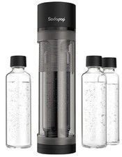 SODAPOP 10026030 Logan Wassersprudler Schwarz matt