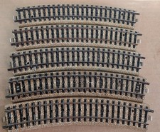 5 x MÄRKLIN HO 5206, M-Gleis, Weichenausgleichsbogen, gebraucht,  Zustand, Foto