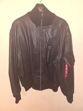 BW Lederjacke Fliegerjacke 56 XXL schwarz Bundeswehr Pilotenjacke