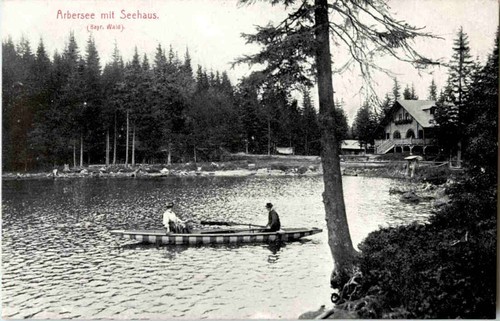 Arbersee mit seehaus 61212 - arbersee,