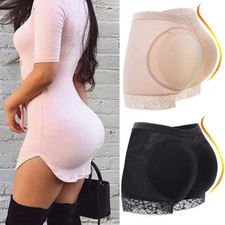 Damen Push Up Po Höschen Unterhose Mieder Gesäß Sexz Butt Lifter Kurz Shaper DEU
