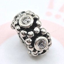Pandora Charm Zwischenelement "Ihre Majestät" 791122  Klare Zirkonia Silber 