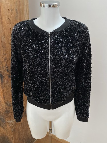 Vila pailetten blouson jacke - vila,