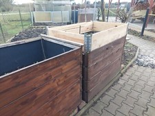 Palettenrahmen Aufsatzrahmen Hochbeet Gartenbeet Stapelrahmen Rahmen 120 x 80 cm