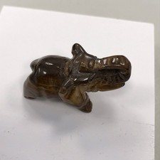 Edelstein Elefant, Tigerauge, Größe 46 mm (7)