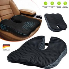 Memory-Schaum Autositzkissen für Fahrkeil Fahrer Sitzerhöhung Bürostuhl Auflage