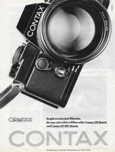 Contax 139 und - md, quartz