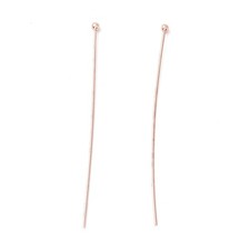 50 Stck., 50 mm Rosévergoldet