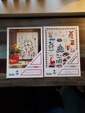 2 Faltblätter Handarbeiten, Hardanger Anchor,Weihnachten, Advent, Inhalt s Fotos