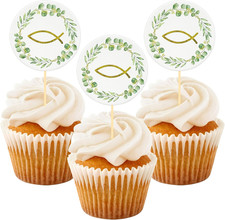Cake topper taufe stück - topper, 25