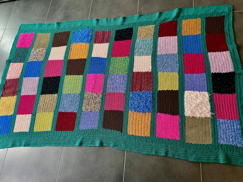 Vintage patchwork decke - vintage!,