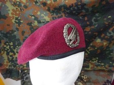 (B14) Original Frühe Bundeswehr Barett  Fallschirmjäger Airborne von 1995 Gr.59