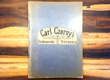 Carl Czerny´s Studienwerke Studies, Klavier Piano, 1910er, 50 kleine Etüden, rar