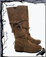 Mittelalter Leder Stiefel