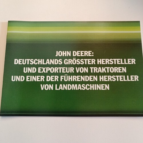Original prospekt john deere - john,