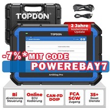 Topdon Artidiag PRO 2.0 KFZ OBD2 Diagnosegerät ALLE System ECU Coding DE CAN FD