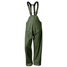 PU-Stretch-Latzhose Oliv