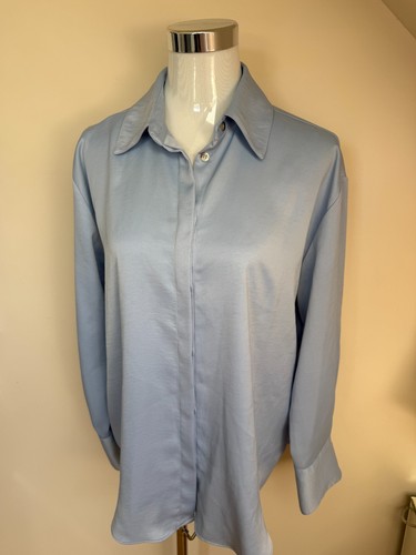 Zara satin effekt bluse - zara, satin-effekt-bluse