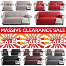 Wende Sofa Schonbezüge Wasserdicht Couch Bezug Haustier Schutz Gesteppt Überwürfe