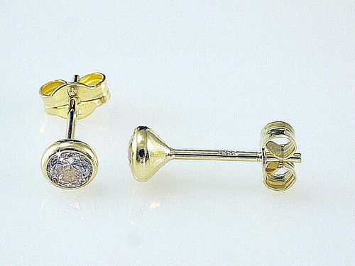 333 gold kelch ohrstecker - gold,