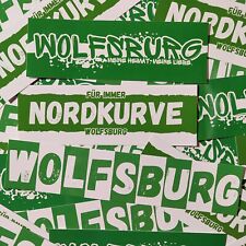 300x Wolfsburg Aufkleber/ Sticker Mix/ PVC/ wetterfest